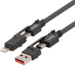 Somogyi Elektronic töltőkábel USB 4in1 1.1m, 66W (USB4X1)