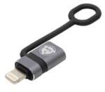 Somogyi Elektronic lightning dugó - USB-C aljzat átalakító, fém (USBCA4)