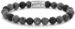 Rebel&Rose Brățară din margele Grey Rocks RR-80069-S 16, 5 cm - S