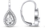 Brilio Silver Csillogó fülbevaló cirkónium kövekkel EA114W