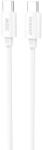Dudao L4C töltő- és adatátviteli kábel, 2x USB-C, 30W, 1.2m, Fehér