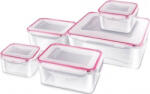 Lamart 5 db-os doboz szett Clip LT6001 Ételtároló doboz szett - ételtároló anyaga műanyag (42001227) (42001227)