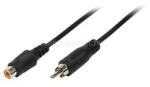 LogiLink Audiokábel, RCA/M - RCA/M, fekete, 10 m (LOGILINK_CA1033) (LOGILINK_CA1033)