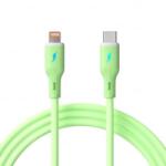 Akyga USB type C / Lightning 30W Szilikon kábel 1m zöld (AK-USB-73) (AK-USB-73)