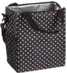 Welora Zip and Zip cipzáras táska, 8L űrtartalom, 21x16x24cm, fekete, fehér pöttyökkel (JM1211938)