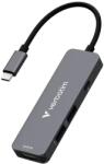 Verbatim Hub, USB-C/HDMI/USB-A 3.2/2.0, 4 port, 4K