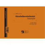 Pátria Készletbevételezési bizonylat 8 tételes 25x4 lapos tömb A/5 fekvő