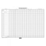 Pátria Rovatelszámolási ív 2 lapos garn. A/3 fekvő