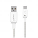 Tactical Stitch Thread kábel USB-A/USB-C 0.3m fehér
