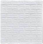 SDEPOT 40 db SDEPOT® tapétalap készlet, 2mm vastag, 70x77 cm, téglautánzat, fehér (SET40_TAPET_01_ALB)