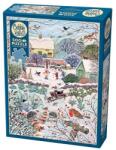 Cobble Hill 500 db-os puzzle - Winter Holidays (45097) (45097)