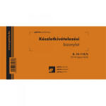 Pátria Készletkivételezési bizonylat 2 tételes 25x4 lapos tömb 203x102 mm