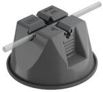 OBO tetővezetéktartó lapos tetőkhöz, fekete 8-10mm 5218700 (5218700)