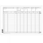 Pátria Készletnyilvántartó lap A/4 fekvő