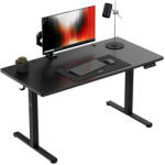 Mark Adler Állítható magasságú elektromos íróasztal 140 x 70 cm fekete (MA-LEADER-7-3-BLACK)