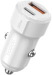 Toocki USB-C + USB A autós töltő 50W adapter (TCCAC-LL02) (TCCAC-LL02)