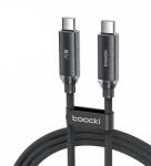 Toocki USB C 5A 240W kábel 1m fekete (TXCCC3-SJ01) (TXCCC3-SJ01)