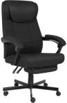 Mark Adler Főnöki irodai forgószék , lábtartóval, masszázs funkcióval fekete (MA-BOSS-5-3-BLACK)
