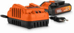 Powerplus POWDP90630 Töltő, 20 V/40 V 2, 0Ah + Akkumulátor, 20 V Li-Ion, 3, 0 Ah (POWDP90630)