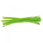 Junior Kreatív zseníliaszál, zöld 30cm, 15 db/csomag, 6 mm (137486) (137486)