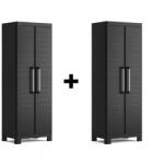 Keter 2db Kétajtós Detroit magas műanyag szekrény AKCIÓS