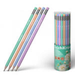 ErichKrause Grafitirón Pastel Bloom HB háromszögletű radírral (60722) (60722)