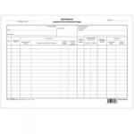 Pátria Munkaruha juttatási idő nyilvántartó lap A/4 fekvő