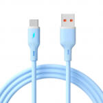 Akyga USB type C / USB A Szilikon kábel 1m kék (AK-USB-63) (AK-USB-63)