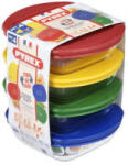 Pyrex 913S572/7646 Ételtároló doboz szett, négyzet alakú, 4 db Ételtároló doboz szett - ételtároló anyaga üveg