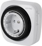 Entac mechanikus időzítő 16A 3680W IP20 48 program/nap