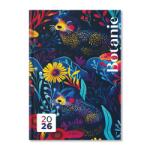 PERIOD Botanic Dark 2026 A5 napi beosztású határidőnapló (P4114-3429) - officedepot