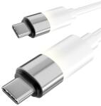 AVAX CB317 GLOWY 2m 60W USB-C fehér gyorstöltő kábel (AVAX_CB317) - officedepot