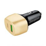 Energizer PD QC 3.0 1xUSB A + 1xUSB-C 38W Auriu/Negru (D38BG) - vexio