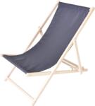 ROJAPLAST BAHAMA POLYESTER Kerti nyugágy, fa, natúr, grafit (23210/7)