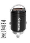 Cellect Mini autós töltő adapter gyorstöltő funkcióval 30W