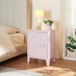 PremiumXL en. casa Éjjeli szekrény Inari jobb oldali fogantyúval acél rózsaszín