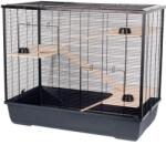  INTER-ZOO Pet Products Cușcă pentru rozătoare Freddie + Wood 100 x 54 x 83 cm NEGRU