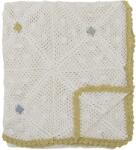 Bloomingville Kézzel Horgolt Mintás Ágytakaró 150x125 cm