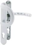 HOPPE Set manere pentru usi profilate 72-77mm, Luxembourg 513G/3357N/1500, placa lunga, 8/92 mm, PZ, alb, HOPPE (8015497) - bricolaj-mag
