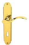 HOPPE Set manere pentru usi de interior 34-54mm, Caracas M112SLN/2021, sild lung, 8/72 mm, BB, brunat alama, HOPPE (8168122) - bricolaj-mag