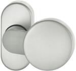 FSB Buton plat pentru usi profilate, ignifug, pe rozeta ovala 07 0809, 70x32.5mm, fix, aluminiu F1, FSB (0070809428010105)