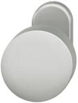 FSB Buton plat pentru usi profilate, pe rozeta ovala 07 0829, 70 x 32.5mm, Ø 50mm, fix, aluminiu F1, FSB (0070829228010105)