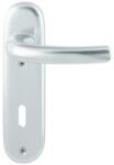 HOPPE Clanta pentru usi de interior Paris 1710/273KP, cu placuta scurta, 8mm, F1, 37-42mm, HOPPE (2826201) - bricolaj-mag