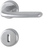 HOPPE Maner pentru usi de interior 37-42mm, Cardiff E1850Z/17KV/17KVS, cu rozete, 8mm, WC, inox, HOPPE (3032956) - bricolaj-mag