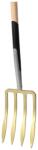 floraworld Furca spade 190mm 4 dinti cu maner Floraworld (18822) Furca