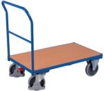 Cordes Platforma pe role, pentru transport marfa, cu bara de impingere, portanta 500 kg, 800 x 1230 mm, VARIOFIT (SW-800.100)