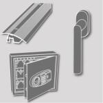 HOPPE Maner pentru usi de camera 35-45mm, cu rozete, Paris K138/15/15S, 8mm, PZ, F9016, HOPPE (505234) - bricolaj-mag