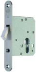 Sachsische Schlossfabrik Broasca pentru usi glisante serie 71, cu bolt circular, WC, fara cheie, fata rotunda 20x150mm, BEVER (A710180/500)