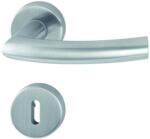 HOPPE Maner pentru usi de interior 37-42mm, Trondheim E1430Z/42KV/42KVS, cu rozete, 8mm, WC, inox, HOPPE (2821232) - bricolaj-mag
