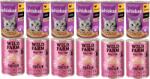Whiskas WHISKAS Nedvestáp 1+ csirkemártással 6x400g + WILD FARM Pate csirkemártással 6x400g